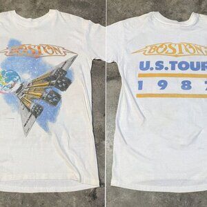 Boston 1987 Tour Rock Band Music Fan Gift Graphic Concert T-Shirt 159